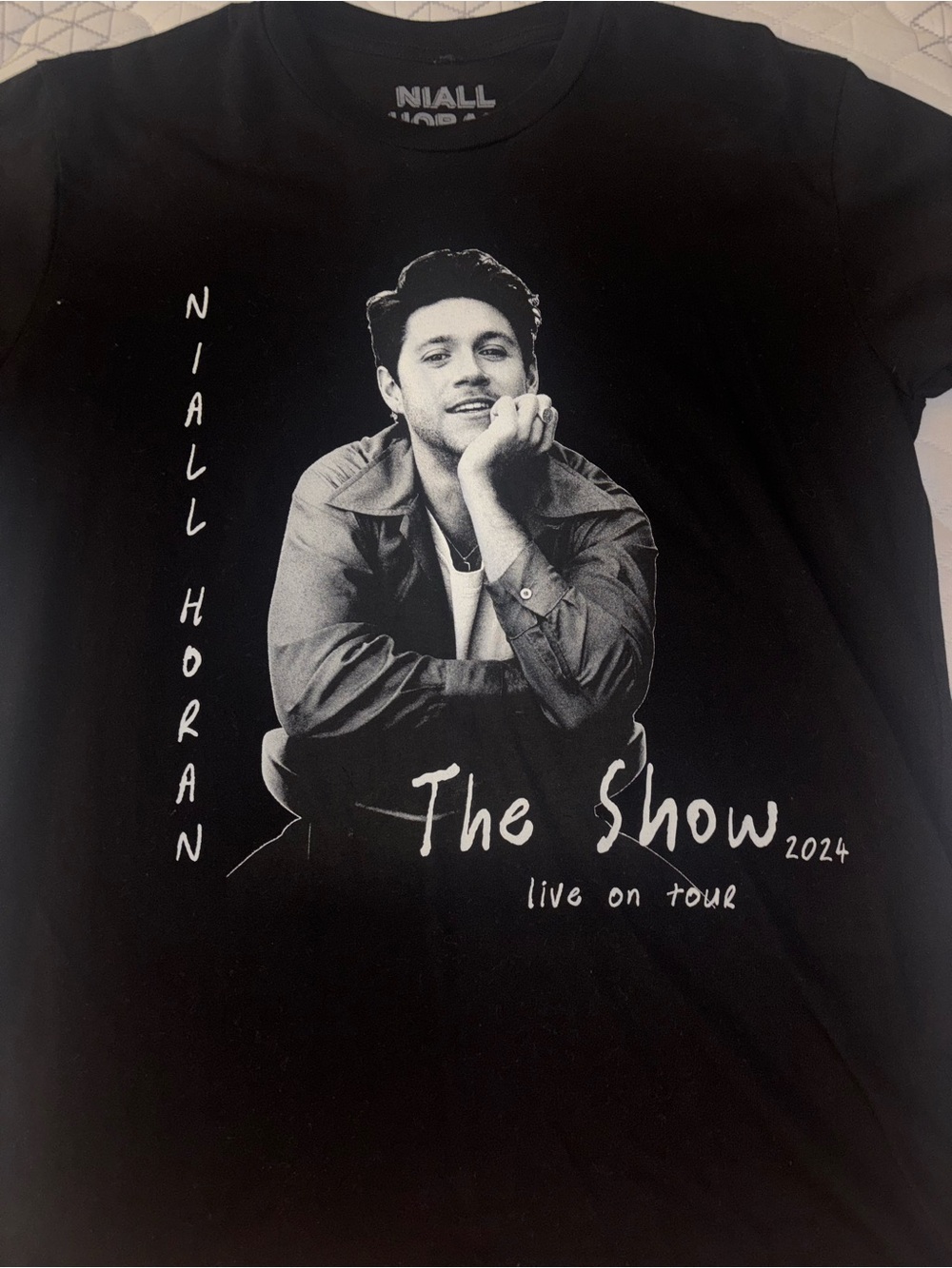 'The Show' niall horan 2024 Black Tour Graphic Tee